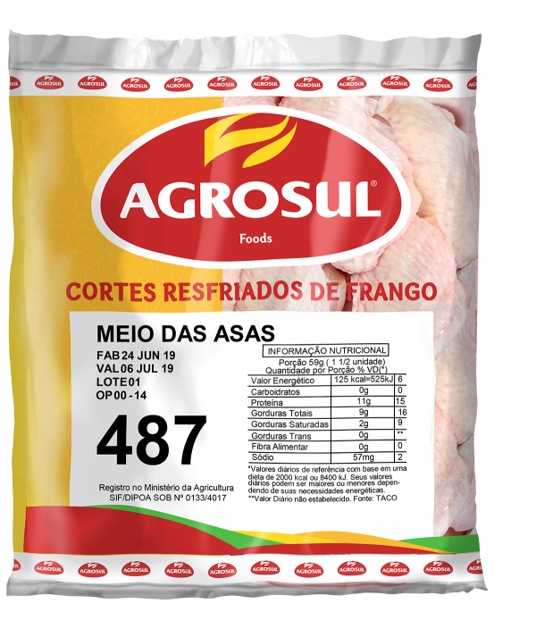 Meio Da Asa Agrosul Foods